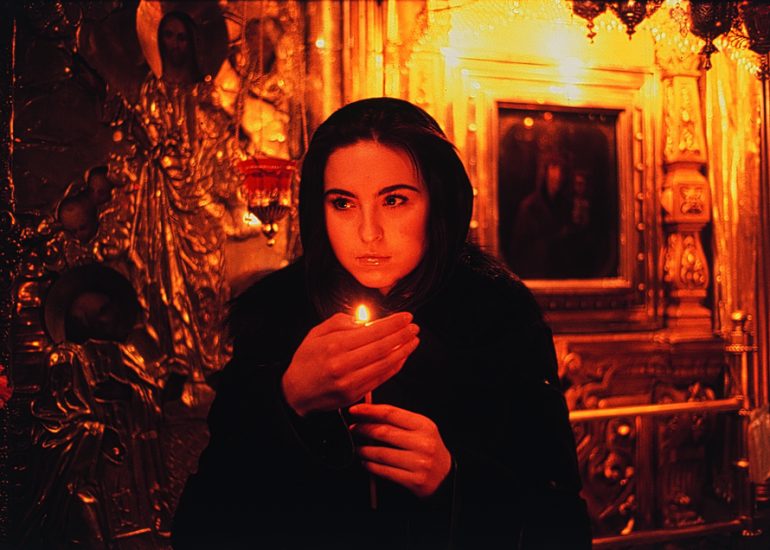 Moscou_Khamovnki_Cathedrale Saint Nicolas des Tisserands_Ouliana_une Mona Lisa orthodoxe_2005