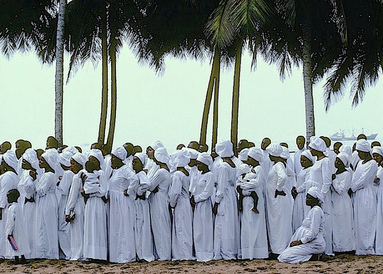 Cote d'Ivoire. Abidjan. Eglise du Christianisme Céleste.1979