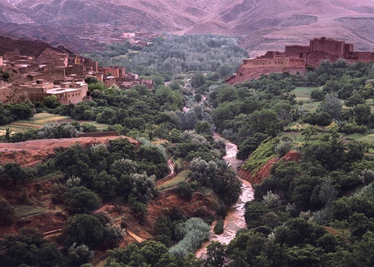 Maroc_Berberes_Vallée du Dadès après la pluie_1996