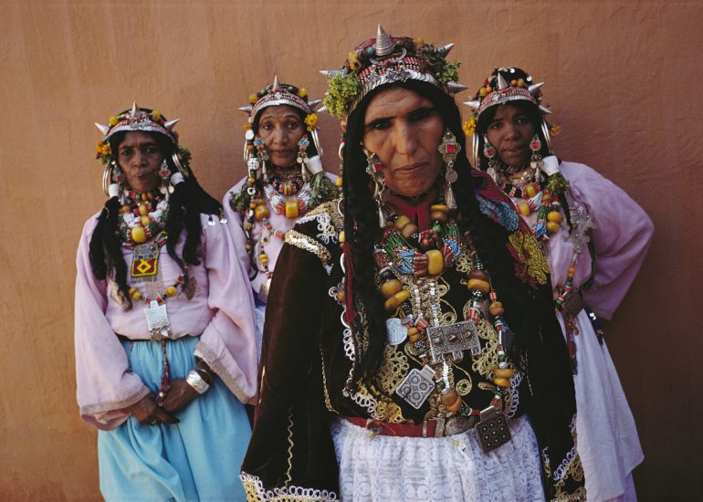 Maroc_Anti Atlas_Berberes_village de Taghjijt_1977