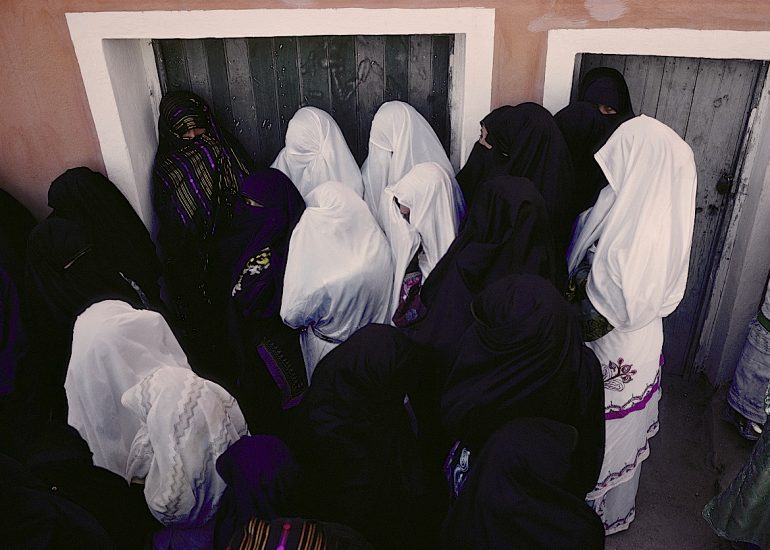 Maroc_Anti Atlas_Tafraout_Moussem des amandiers en fleurs_1978