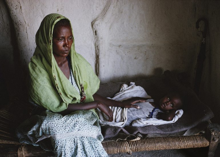 Ethiopie_Adebey_Humera_Frontiere Erythree Soudan_Campagne contre le paludisme_1993