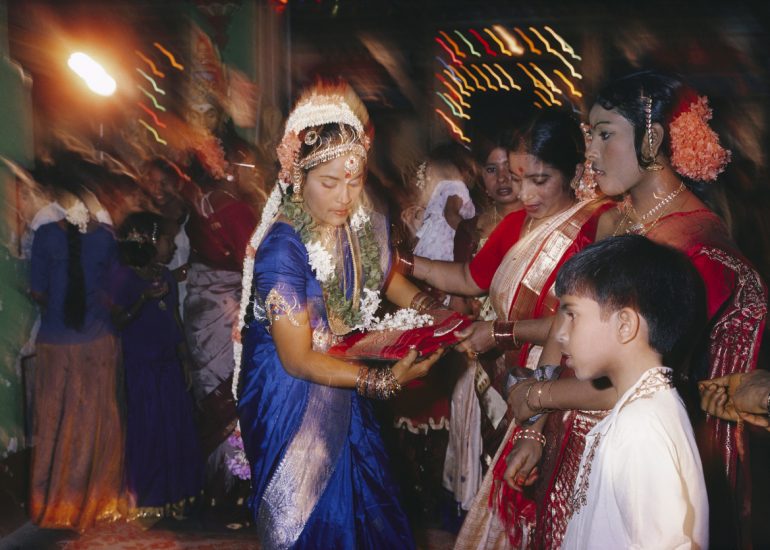 Singapour_Mariage hindou au temple Sri Mariamman_1973