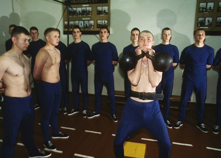 Olivier_Martel_MOSCOU_le regiment du Kremlin_5eme compagnie_Gymnase