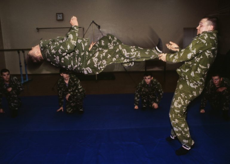 Olivier_Martel_MOSCOU_le regiment du Kremlin_entrainement 11eme compagnie_entrainement a destinations speciales