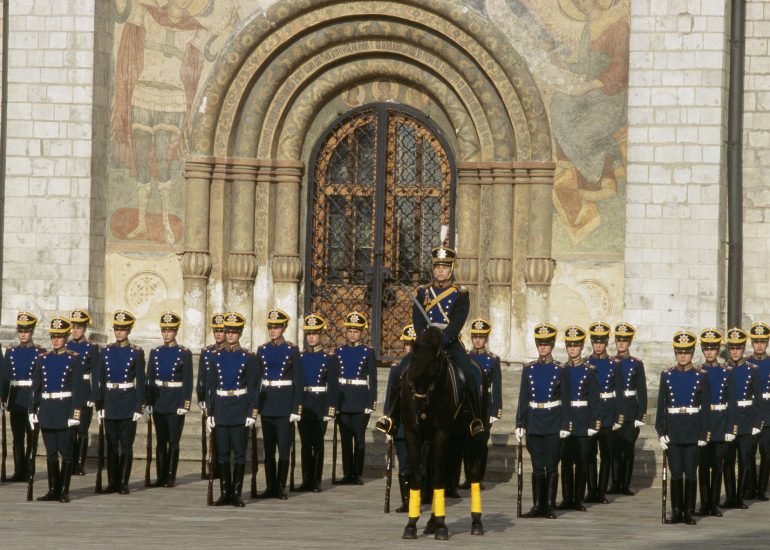 Olivier_Martel_Moscou_Regiment du Kremlin_parade sur la place des cathedrales ou place des rassemblements_