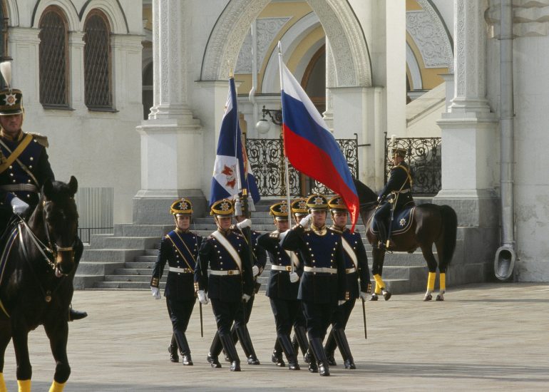 Olivier_Martel_Moscou_Regiment du Kremlin_parade sur la place des cathedrales ou place des rassemblements