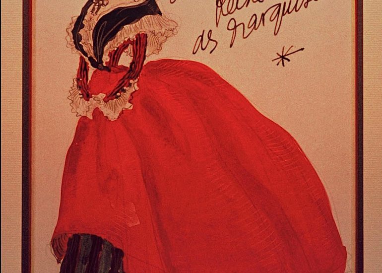 Olivier Martel - A portrait of Annie Laurent drawn by her friend Christian Lacroix