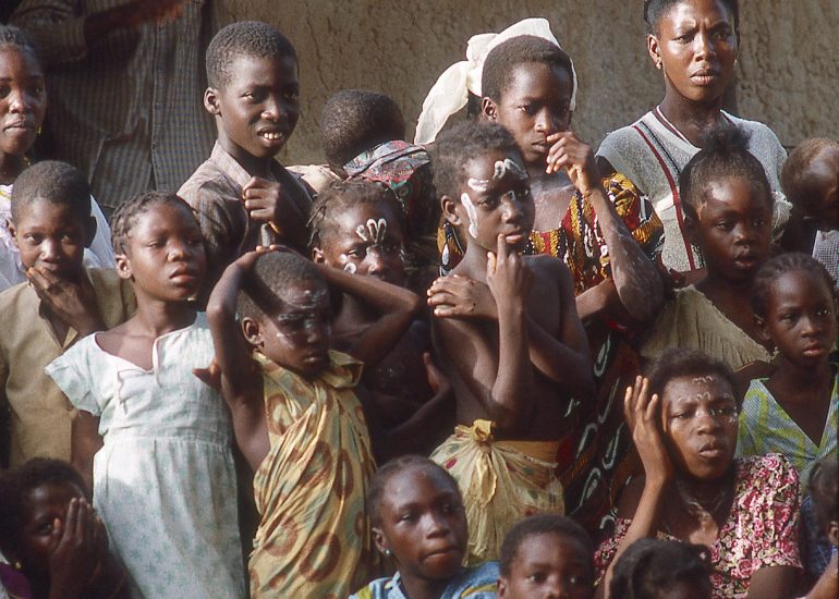 Côte d'Ivoire_Pays Agni_Frontiere Ghana_village de Tenguelan_Fete des Ignames_1996