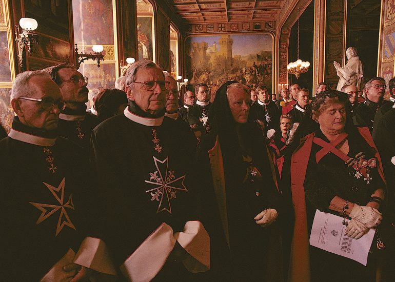 Versailles_Ceremonie de la Saint Jean au Chateau de Versailles_Salle des Croisades_reception des nouveaux membres