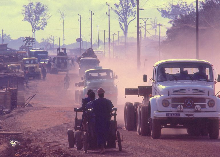 Côte d'Ivoire_San Pedro_sur la route des grumiers