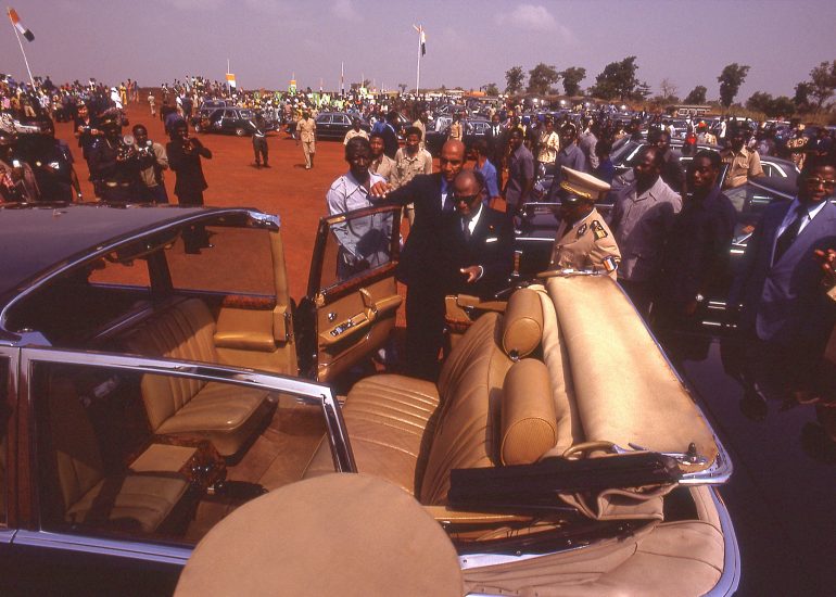 Côte d'Ivoire_Katiola_Fete de l'Independance_le President Houphouet Boigny_1979