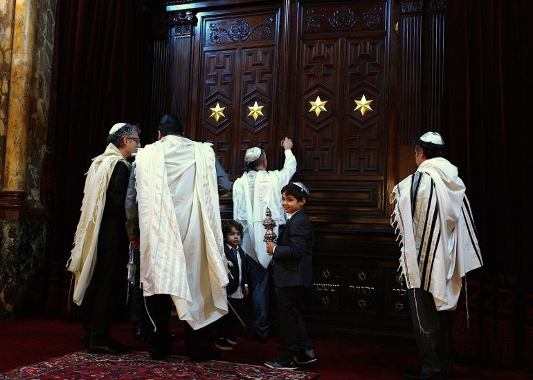 Paris_Synagogue rue Buffault_Cérémonie des Téphilines_Samuel