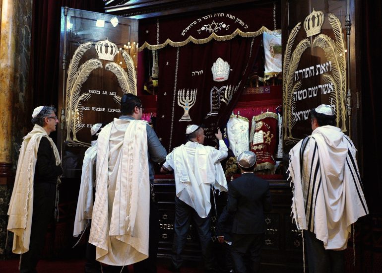 Paris_Synagogue rue Buffault_Cérémonie des Téphilines_Samuel