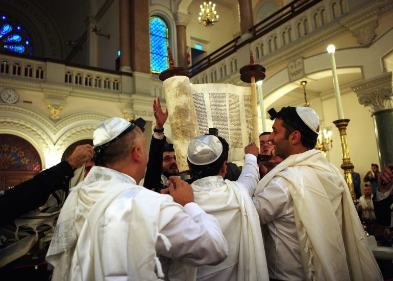 Paris_Synagogue rue Buffault_Cérémonie des Téphilines_Samuel