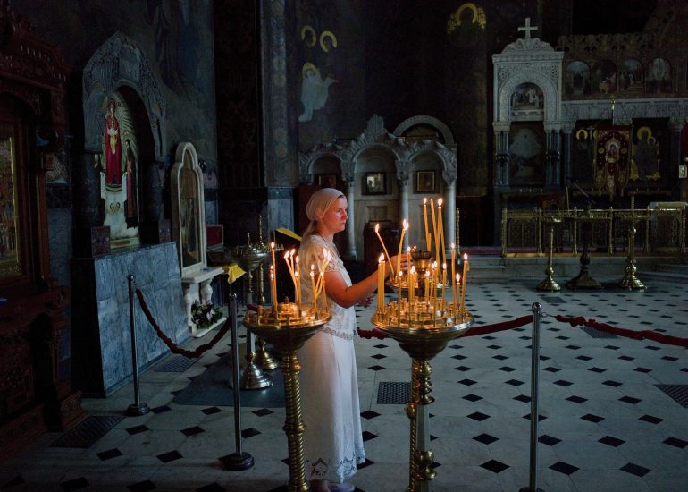 Ukraine. Kiev. Eglise de tous les Saints ( XVII° - debut XX° s )